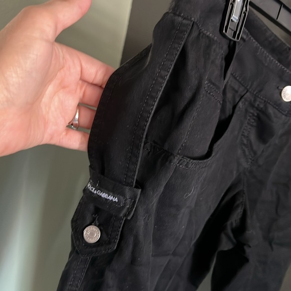 Dolce & Gabbana, size 42 (US 6), Black Pants - Picture 9 of 11